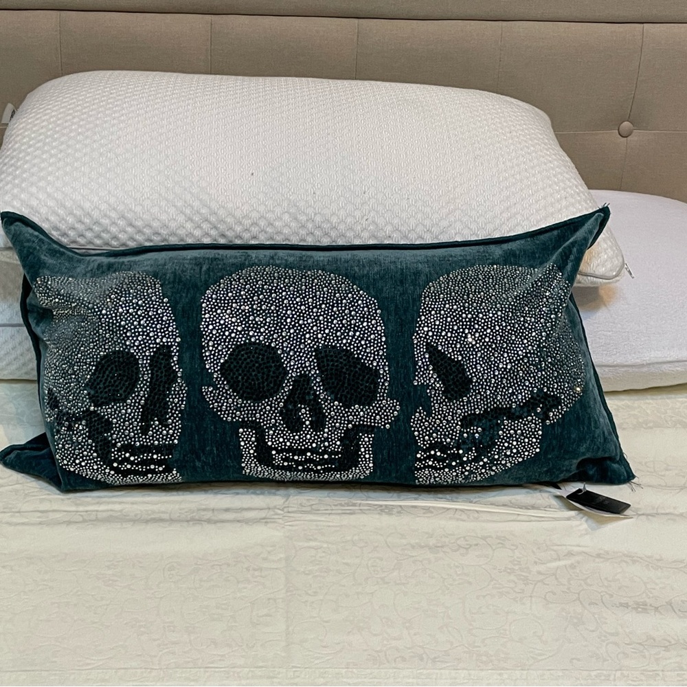 Designer SKULL Pillow
